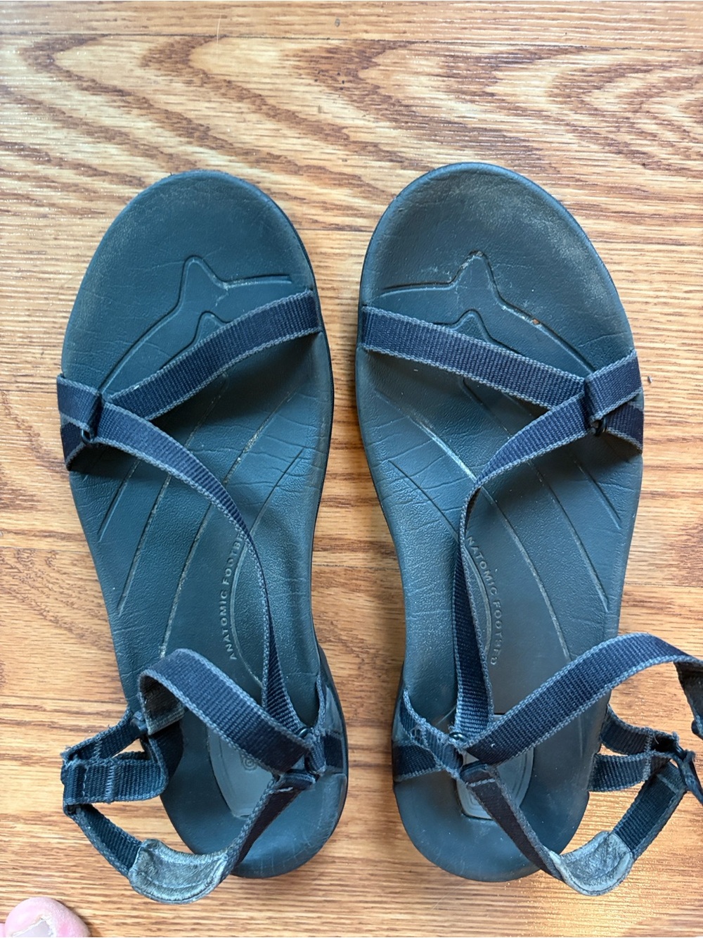 Women’s Teva Black Strappy Comfort Sandals